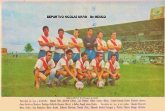 Equipo del Barrio México a principio de los 60´s con jugadores como Juan Gutiérrez, Didier 